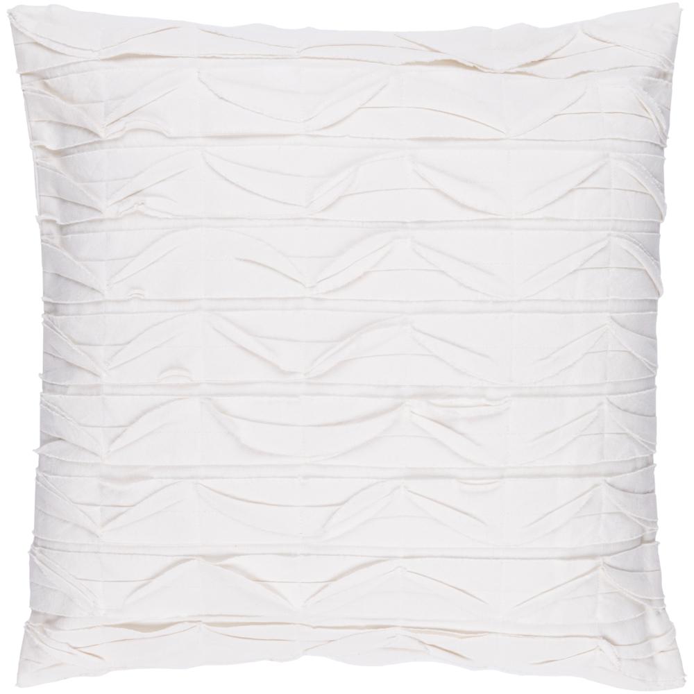 Livabliss HB001-2020 Huckaby HB-001 20"L x 20"W Accent Pillow Off-White