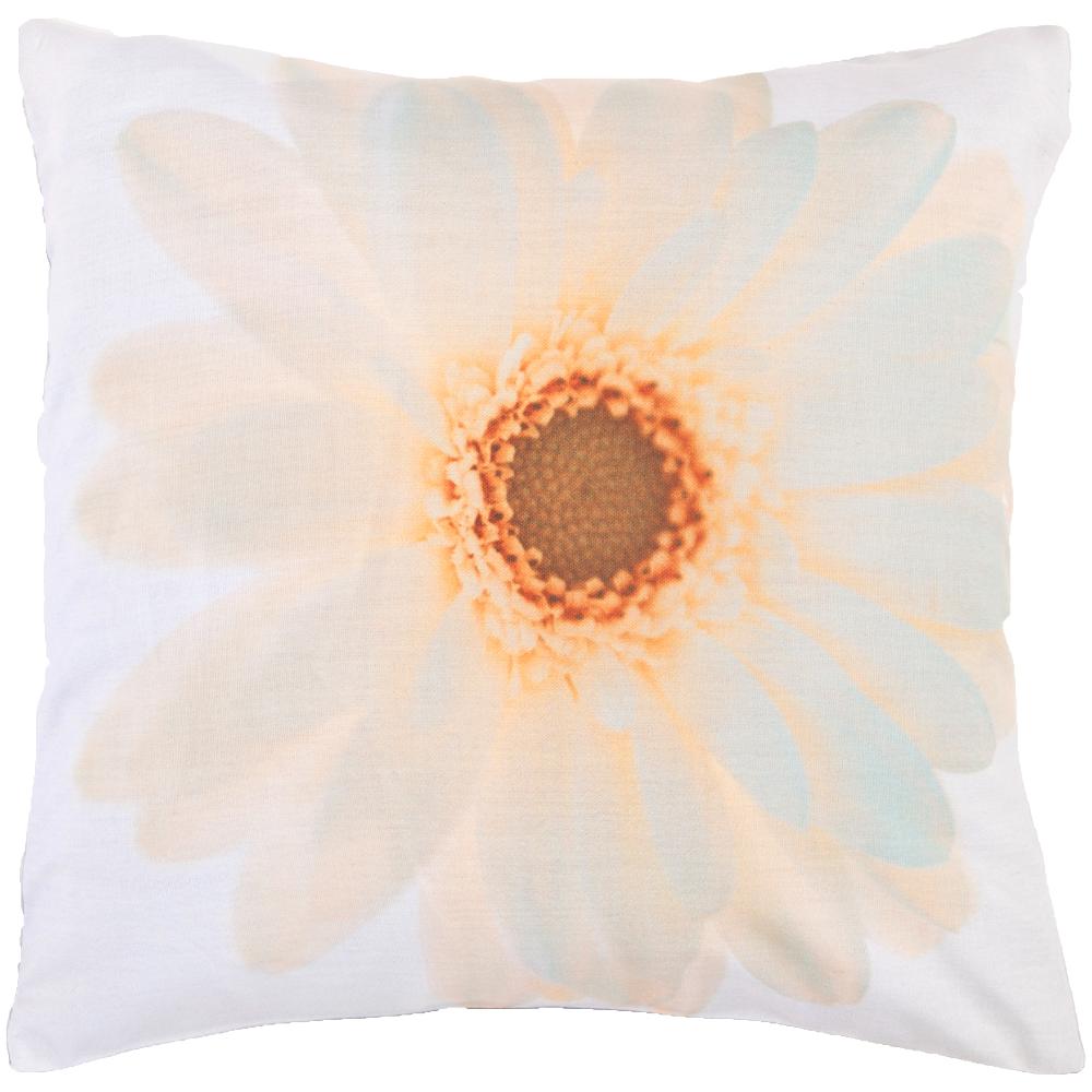 Livabliss HCO601-1818 Decorative Pillows HCO-601 18"L x 18"W Accent Pillow Medium Brown, Seafoam, Light Gray, Mustard