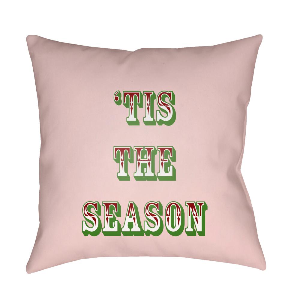Livabliss HDY106-1818 Tis The Season II HDY-106 18"L x 18"W Accent Pillow in Ash