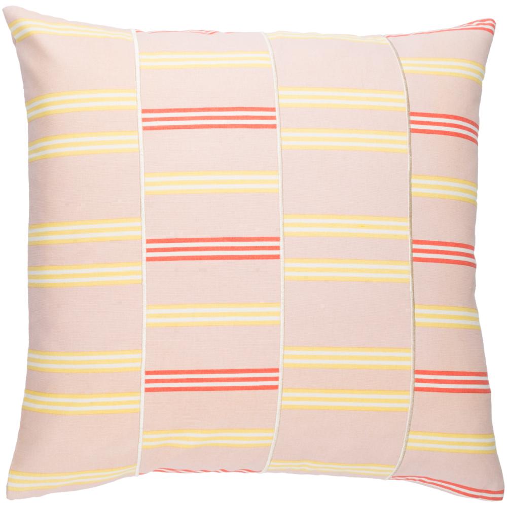 Livabliss INA004-1818 Lina INA-004 18"L x 18"W Accent Pillow in Pink