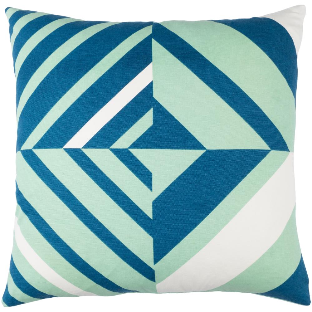 Livabliss INA014-1818 Lina INA-014 18"L x 18"W Accent Pillow in Green