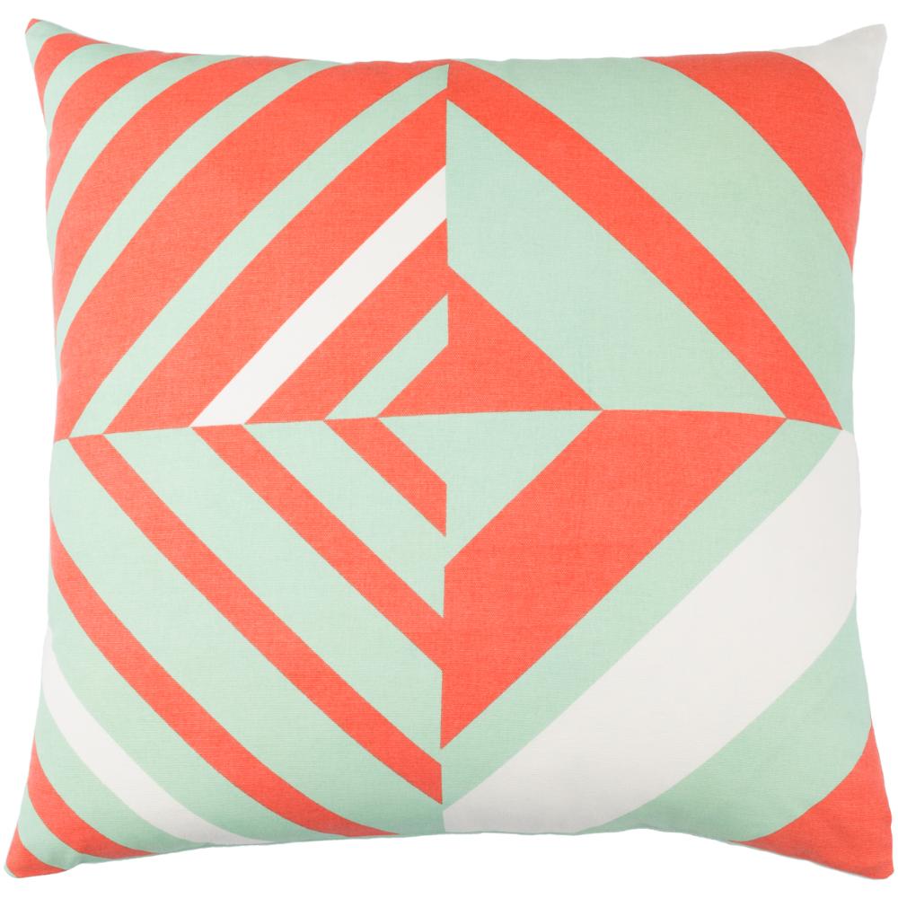 Livabliss INA015-1818 Lina INA-015 18"L x 18"W Accent Pillow in Green