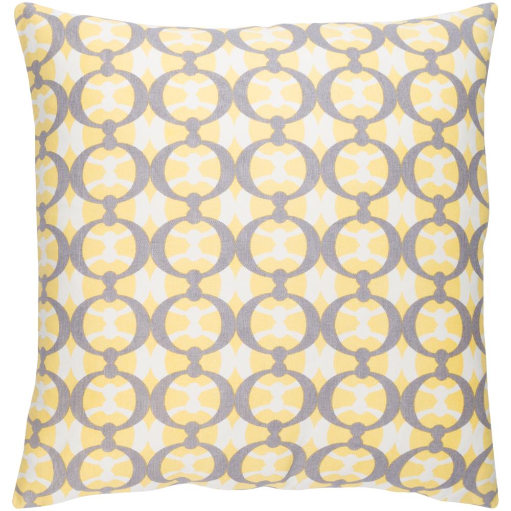 Livabliss INA017-1818 Lina INA-017 18"L x 18"W Accent Pillow in Gray