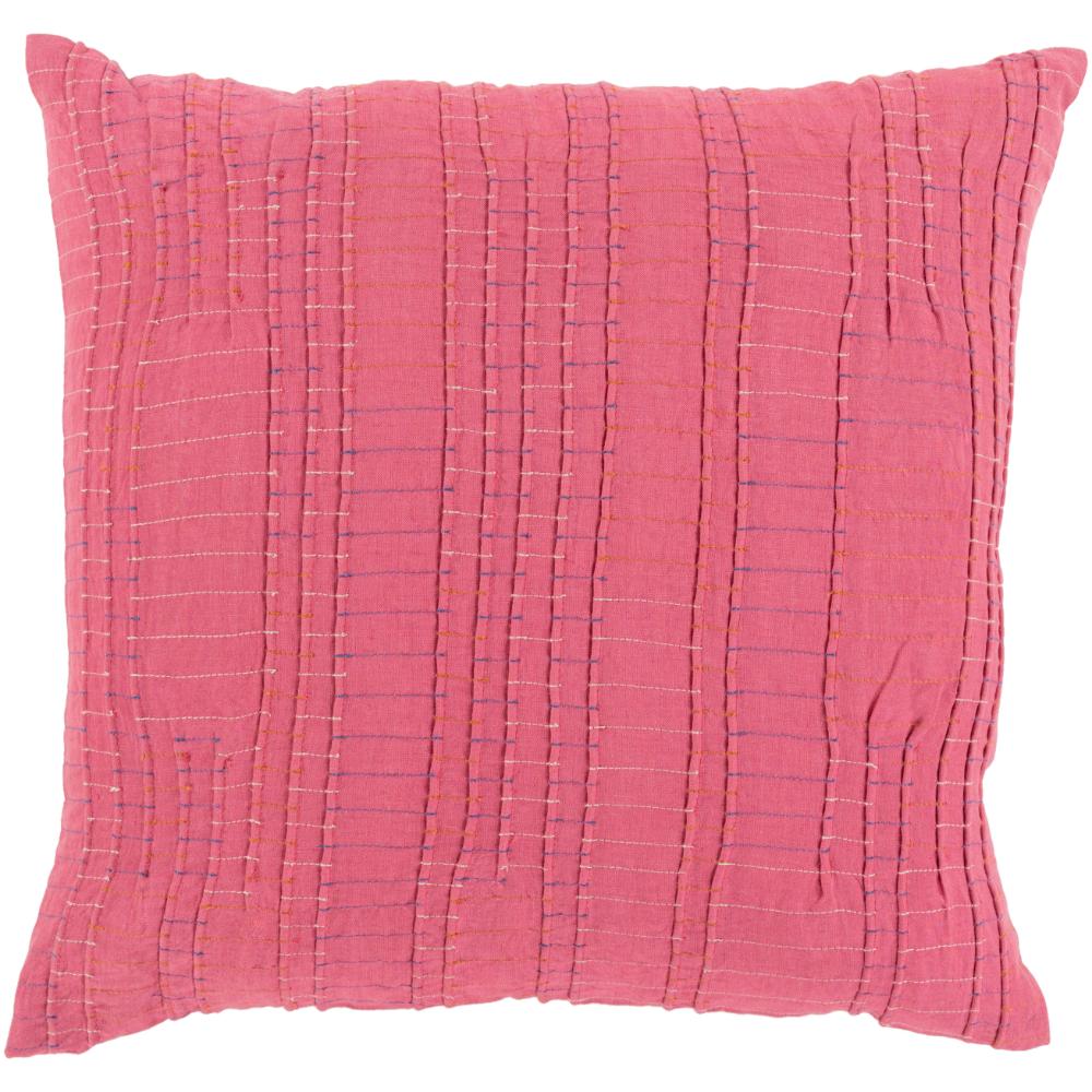 Livabliss KN002-1818 Keaton KN-002 18"L x 18"W Accent Pillow in Red