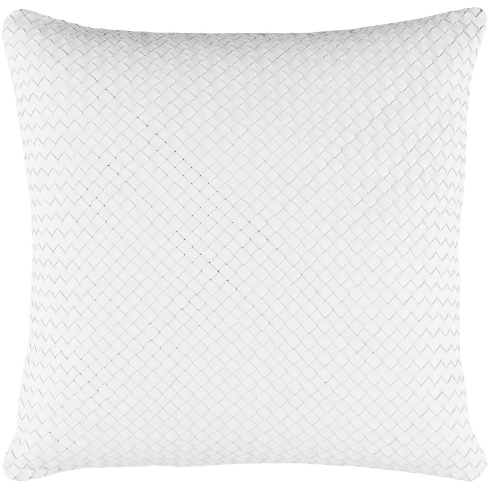 Livabliss KNZ002-2020D Kenzie KNZ-002 20"L x 20"W Accent Pillow in Off-White