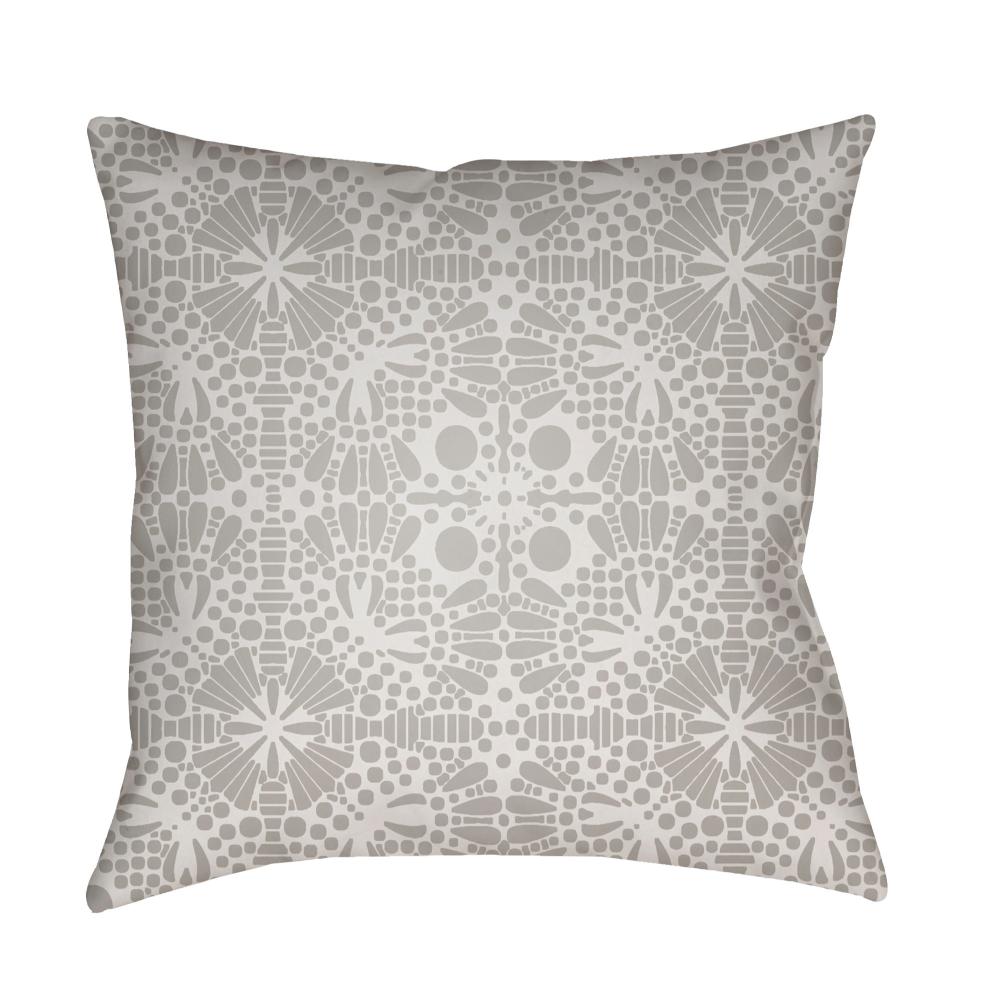 Livabliss LC001-1818 Laser Cut LC-001 18"L x 18"W Accent Pillow in Off-White