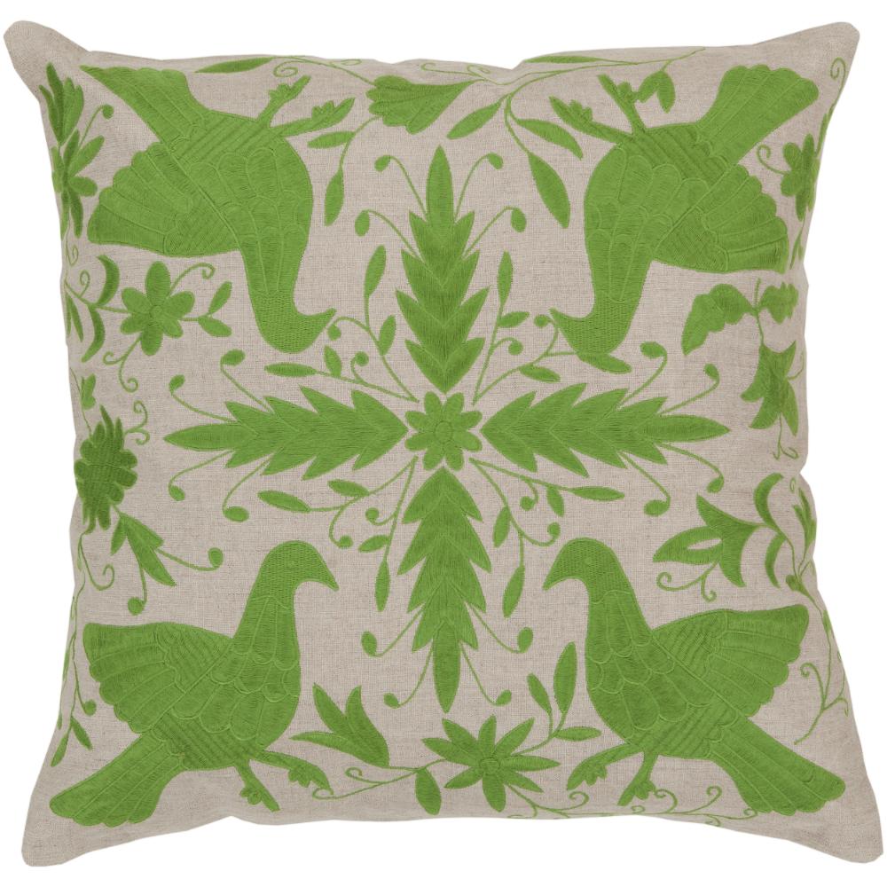 Livabliss LD018-2222D Otomi LD-018 22"L x 22"W Accent Pillow in Taupe