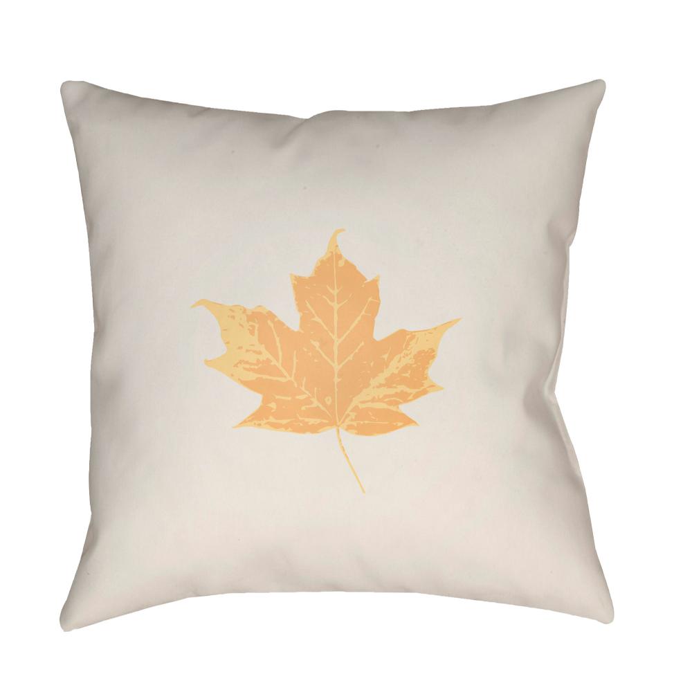 Livabliss LEF001-1818 Maple LEF-001 18"L x 18"W Accent Pillow in Light Grey