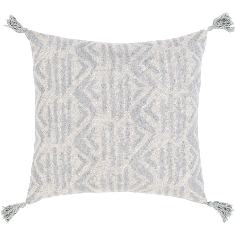 Livabliss MGS004-1818 Madagascar MGS-004 18"L x 18"W Accent Pillow in Slate