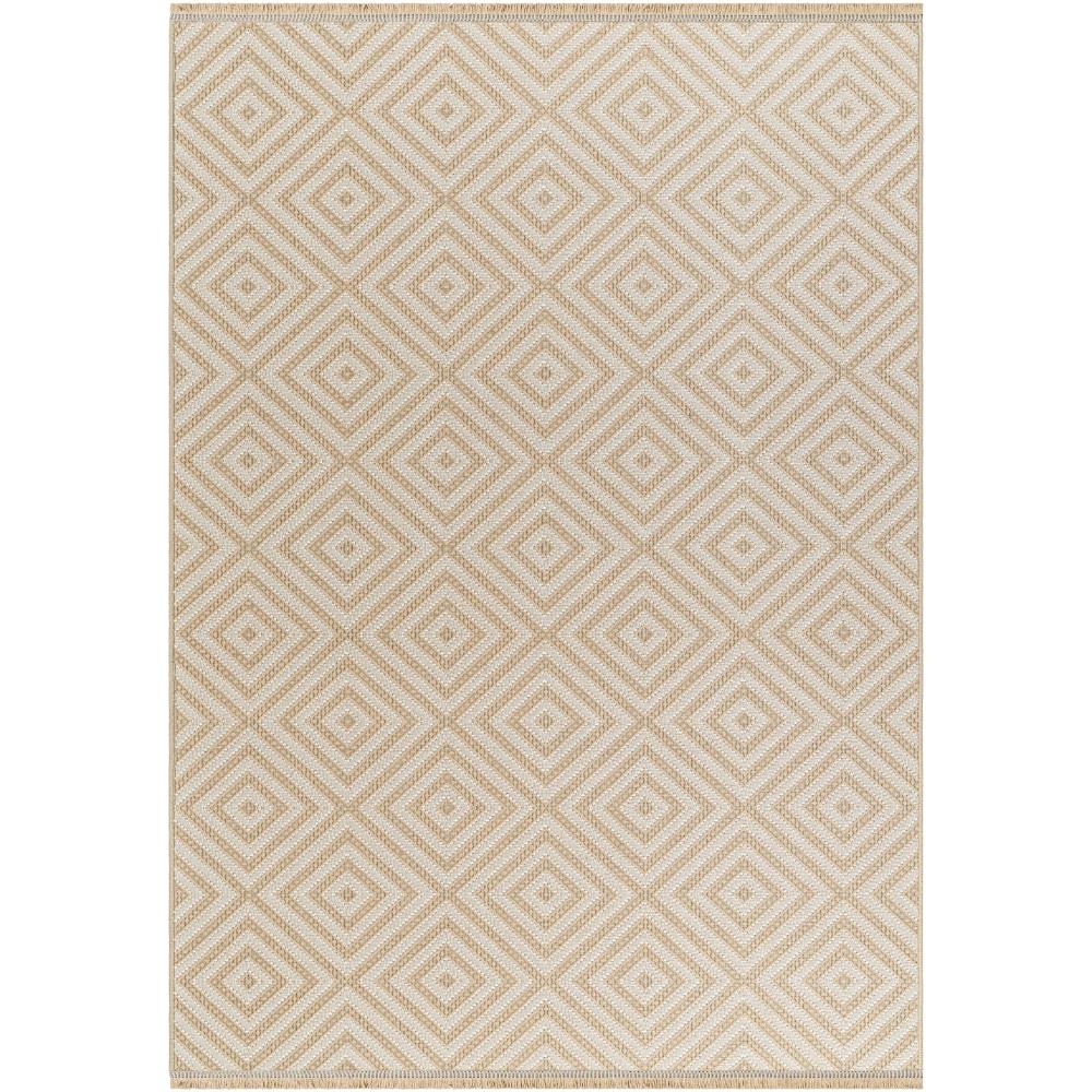 Livabliss MYS-2306 Mystery 27" x 45" Machine Woven Rug in Tan