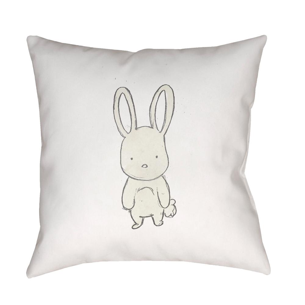 Livabliss NUR005-1818 Nursery NUR-005 18"L x 18"W Accent Pillow in Off-White