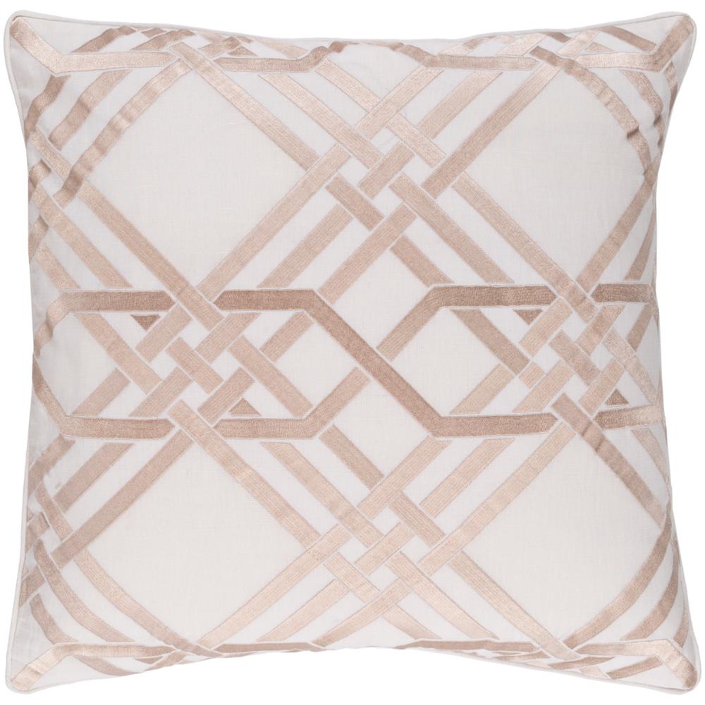 Livabliss PAG001-1818 Pagoda PAG-001 18"L x 18"W Accent Pillow in Metallic Gold
