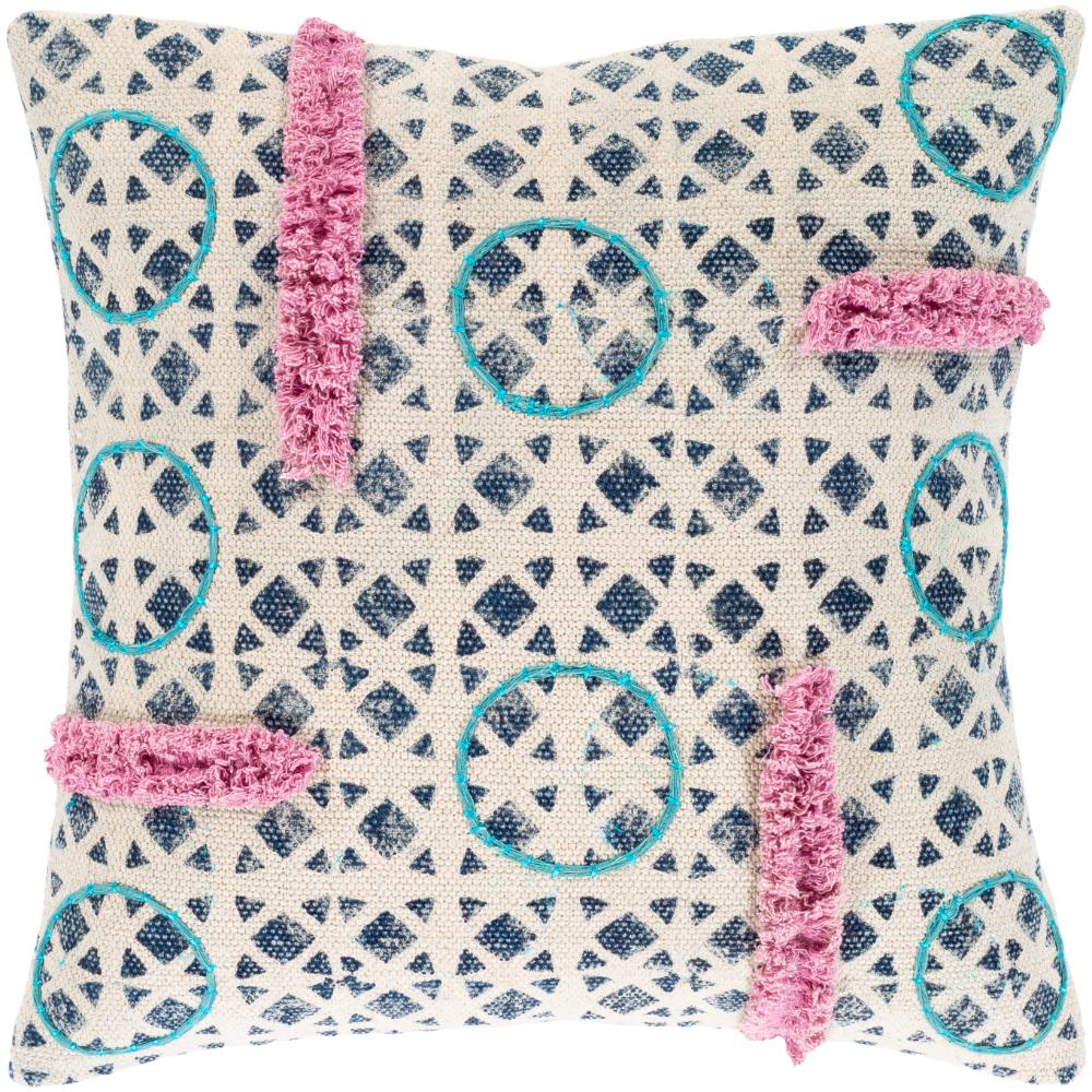 Livabliss PHB002-1818 Phoebe PHB-002 18"L x 18"W Accent Pillow in Purple