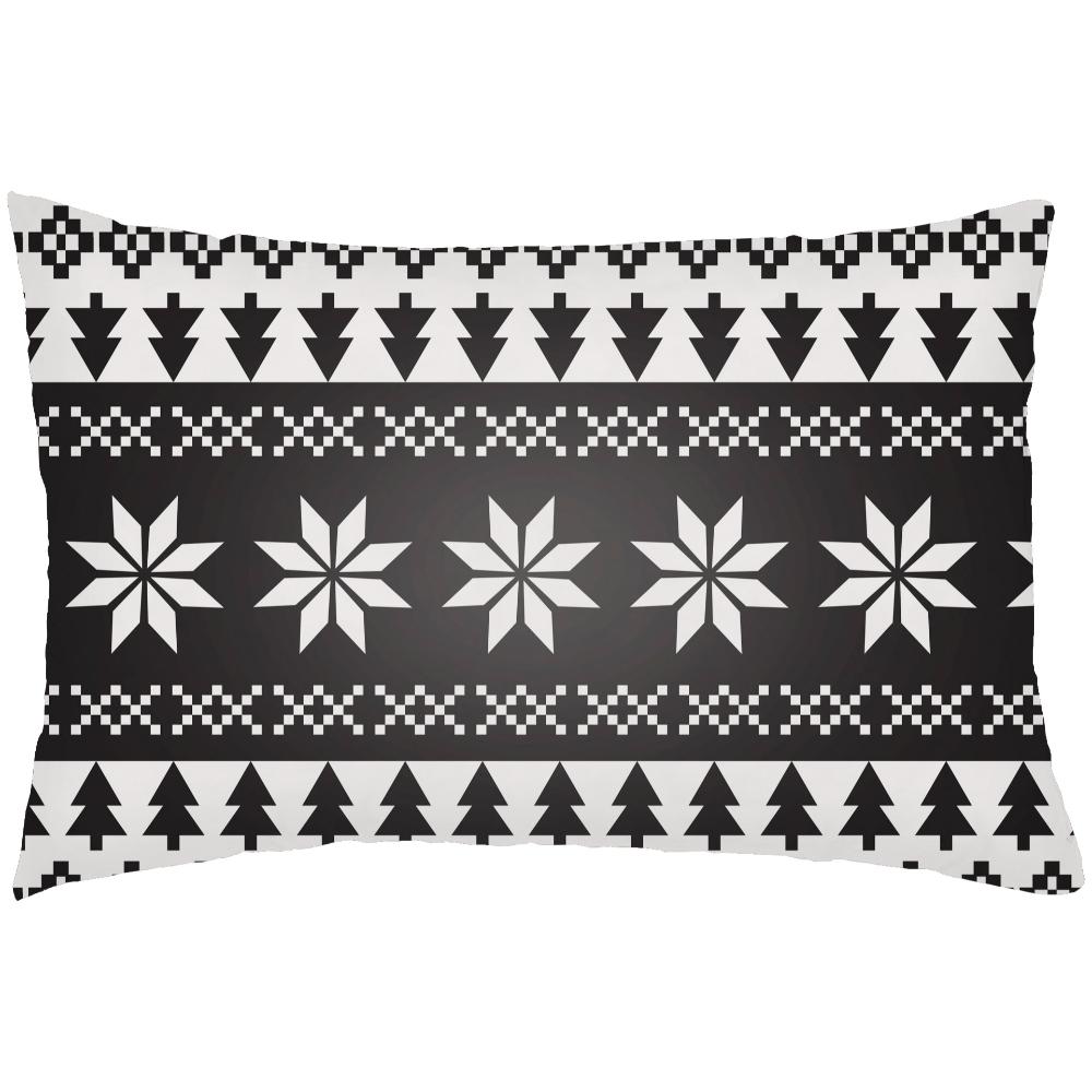 Livabliss PHDSW001-1424 Snowflake Sweater PHDSW-001 14"L x 24"W Lumbar Pillow in Light Silver