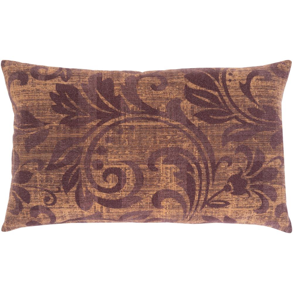 Livabliss PRC003-1624 Porcha PRC-003 16"L x 24"W Lumbar Pillow in Mauve