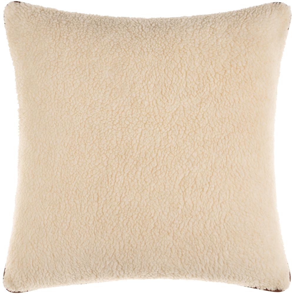 Livabliss SEH001-1818 Shepherd SEH-001 18"L x 18"W Accent Pillow in Cream
