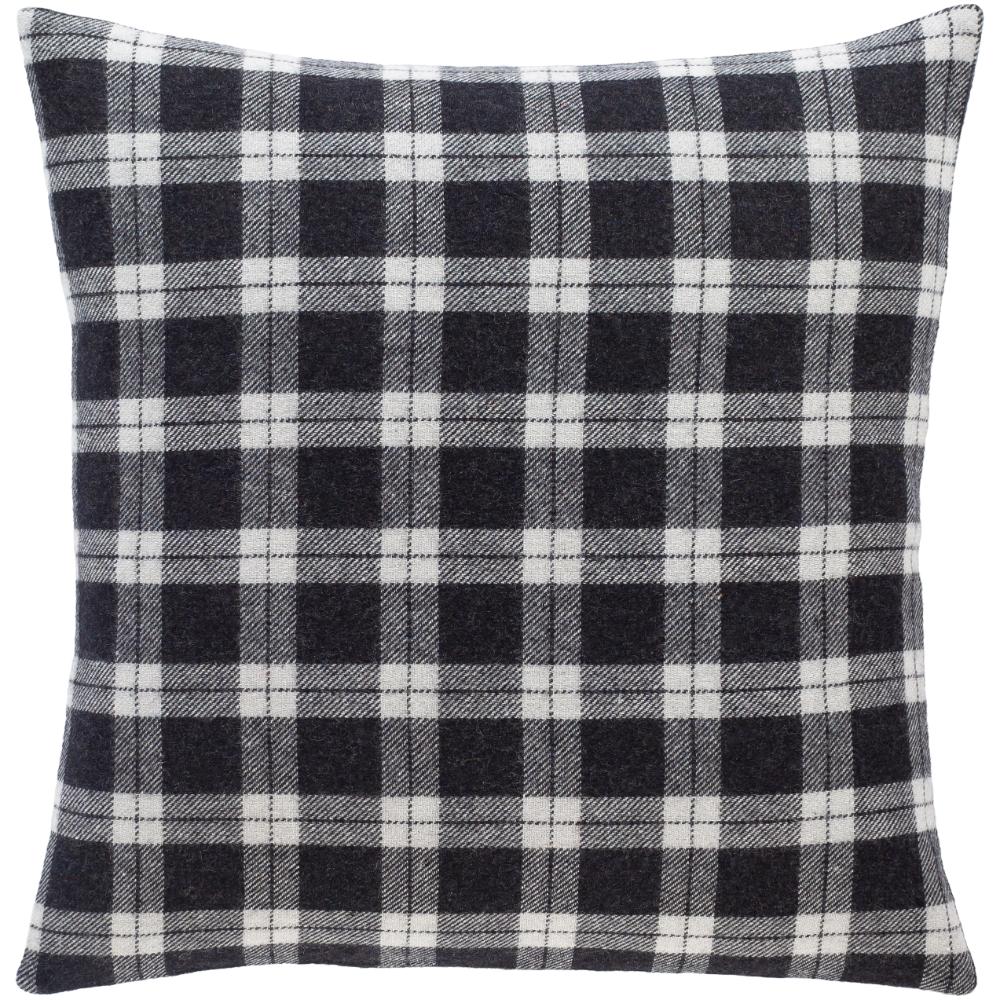 Livabliss SLY003-2020 Stanley SLY-003 20"L x 20"W Accent Pillow in Black