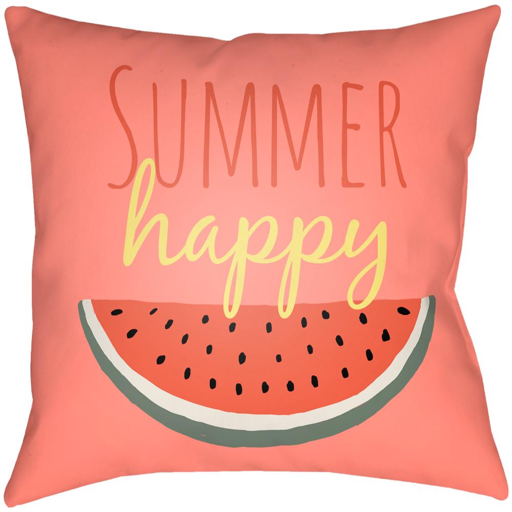 Livabliss SUM006-1616 Summer SUM-006 16"L x 16"W Accent Pillow in Apricot
