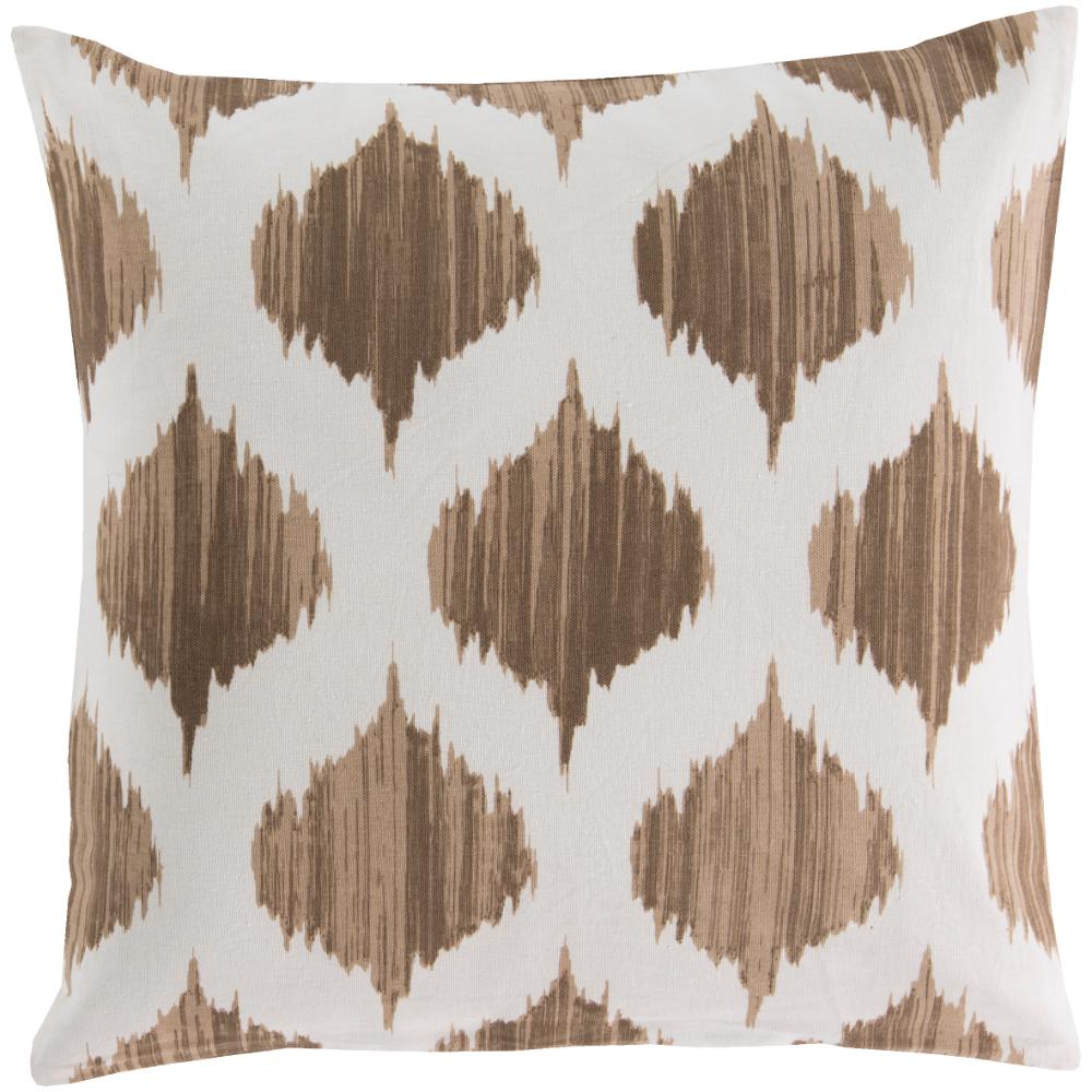 Livabliss SY018-1818 Ogee SY-018 18"L x 18"W Accent Pillow in Beige