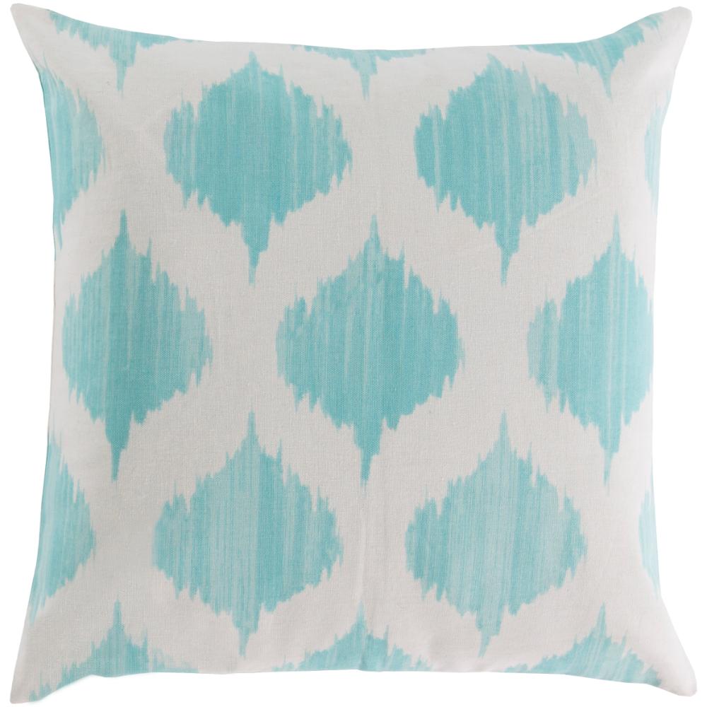 Livabliss SY023-1818 Ogee SY-023 18"L x 18"W Accent Pillow in Blue