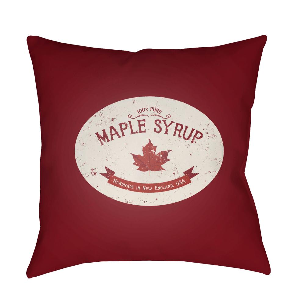 Livabliss SYRP001-1818 Maple Syrup SYRP-001 18"L x 18"W Accent Pillow in Mocha