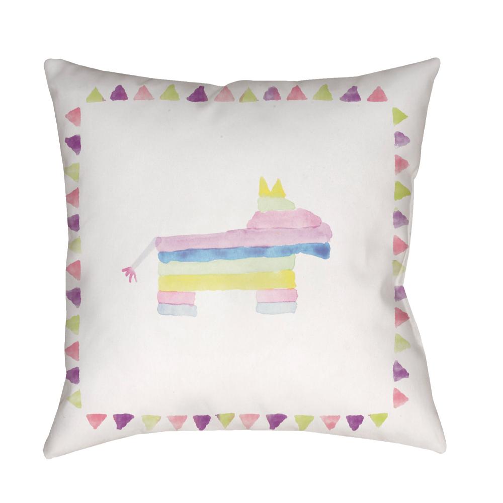 Livabliss WMAYO026-1818 Pinata WMAYO-026 18"L x 18"W Accent Pillow in Off-White