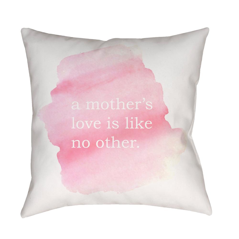 Livabliss WMOM020-1818 No Other WMOM-020 18"L x 18"W Accent Pillow in Off-White