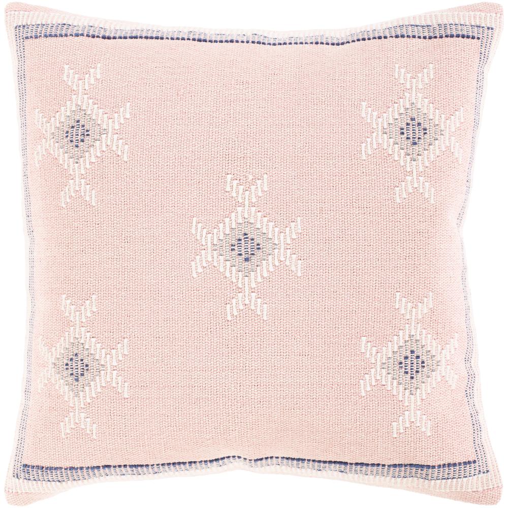 Livabliss ZKA003-1818 Zakaria ZKA-003 18"L x 18"W Accent Pillow in Light Pink