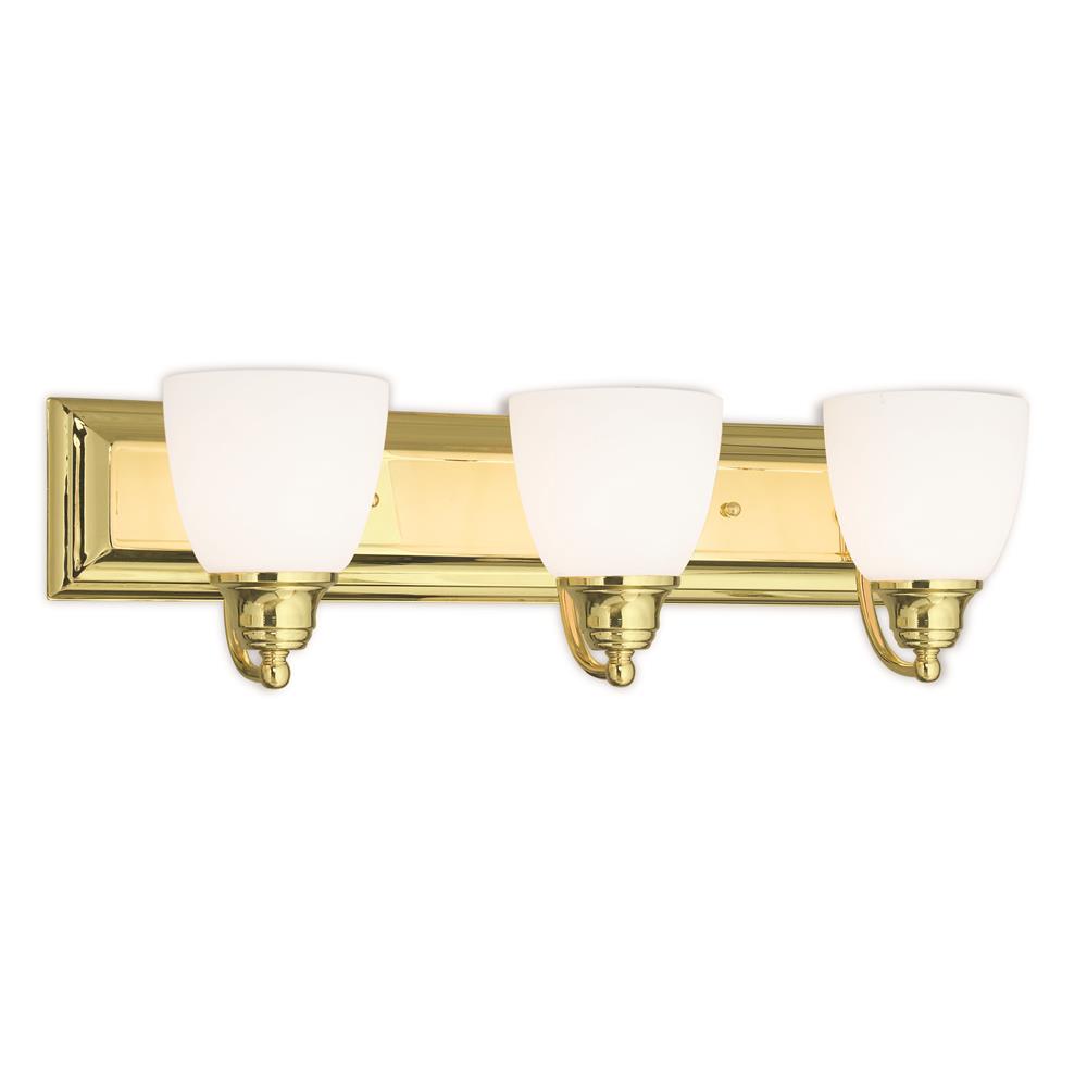 Livex Lighting 10503-02 Springfield Bath Light in Polished Brass