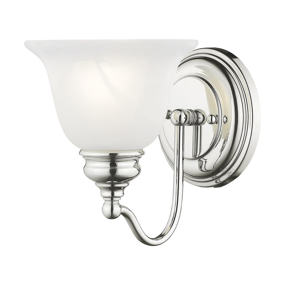 Livex Lighting 1351 Essex Bathroom Wall Sconce with 1 Light in Chrome