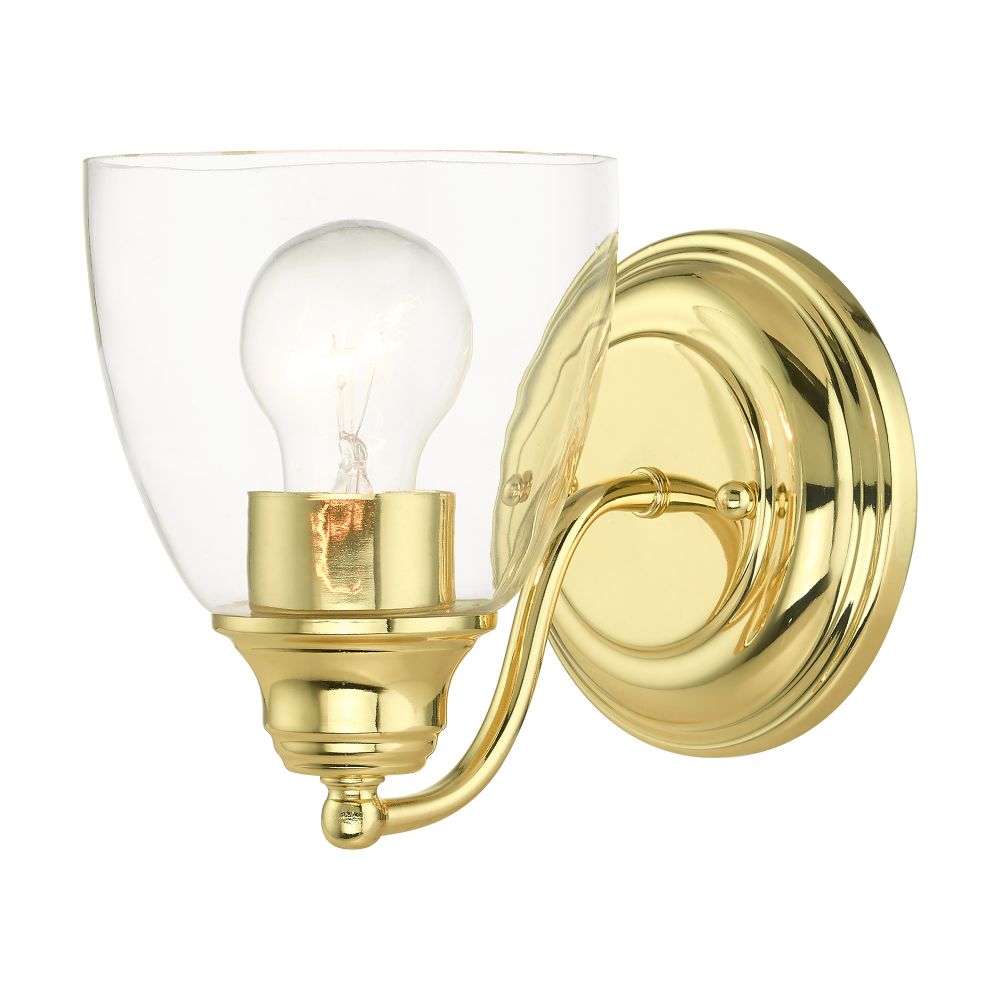 Livex Lighting 15131-02 Vanity Sconce in Polished Brass