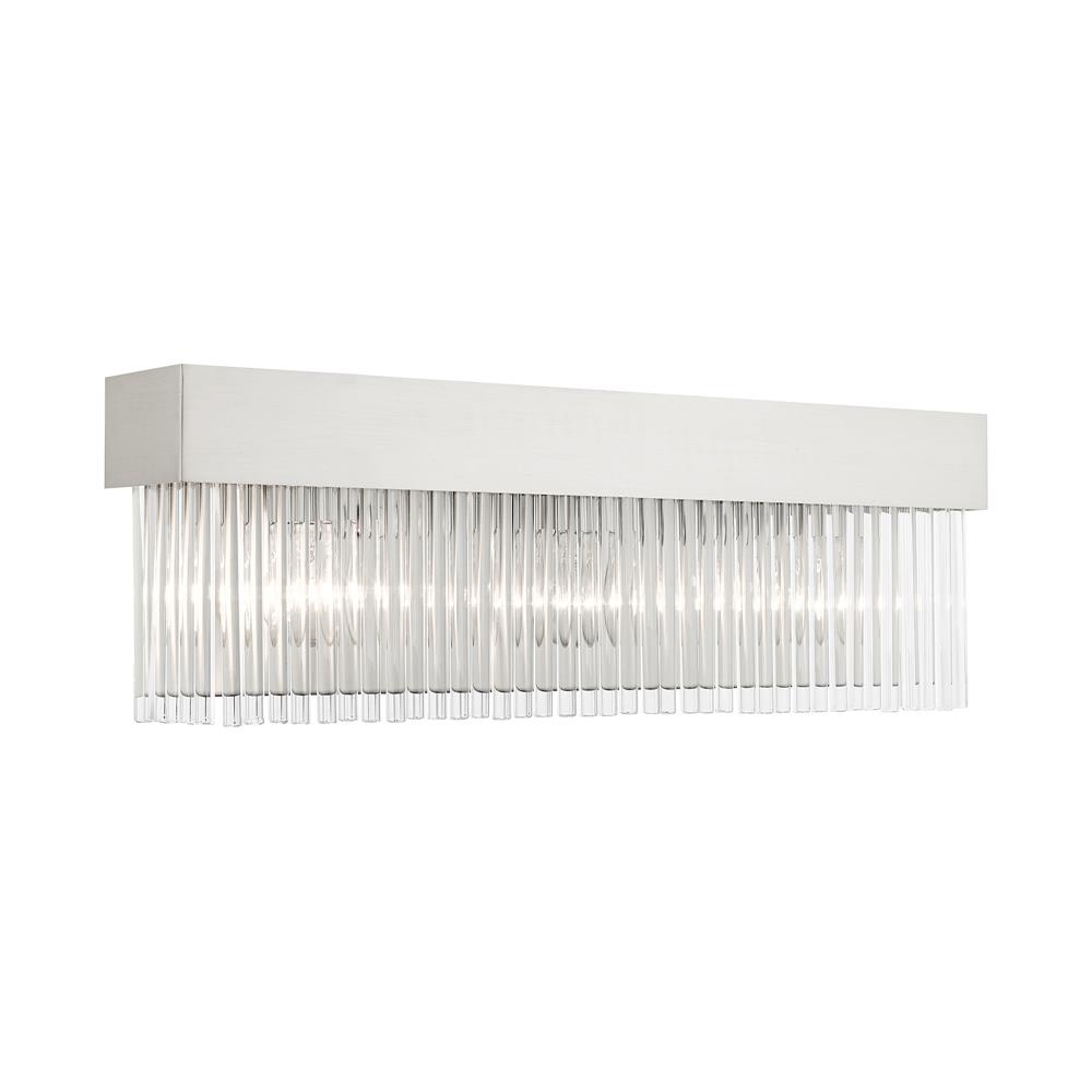 Livex Lighting 15713-91 Norwich Sconce in Brushed Nickel