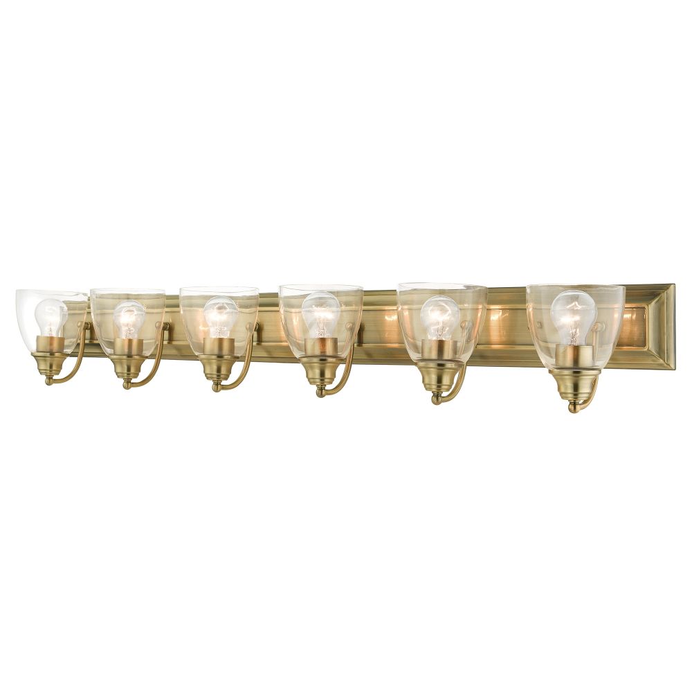 Livex Lighting 17076-01 Vanity Sconce in Antique Brass