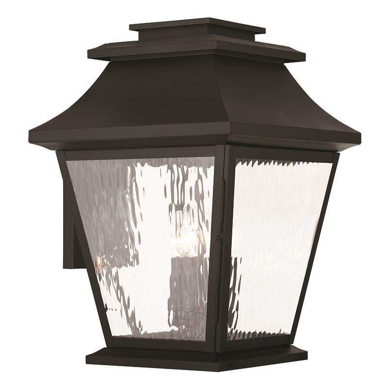 Livex Lighting 20240-04 Hathaway 4 Light Outdoor Wall Lantern in Black