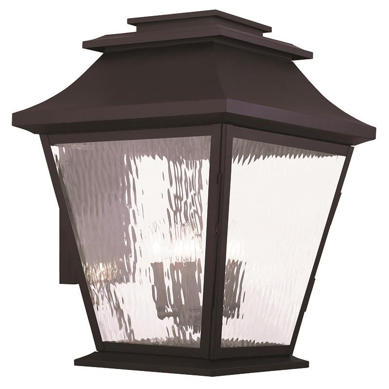 Livex Lighting 20245-07 Hathaway 5 Light Outdoor Wall Lantern in Bronze