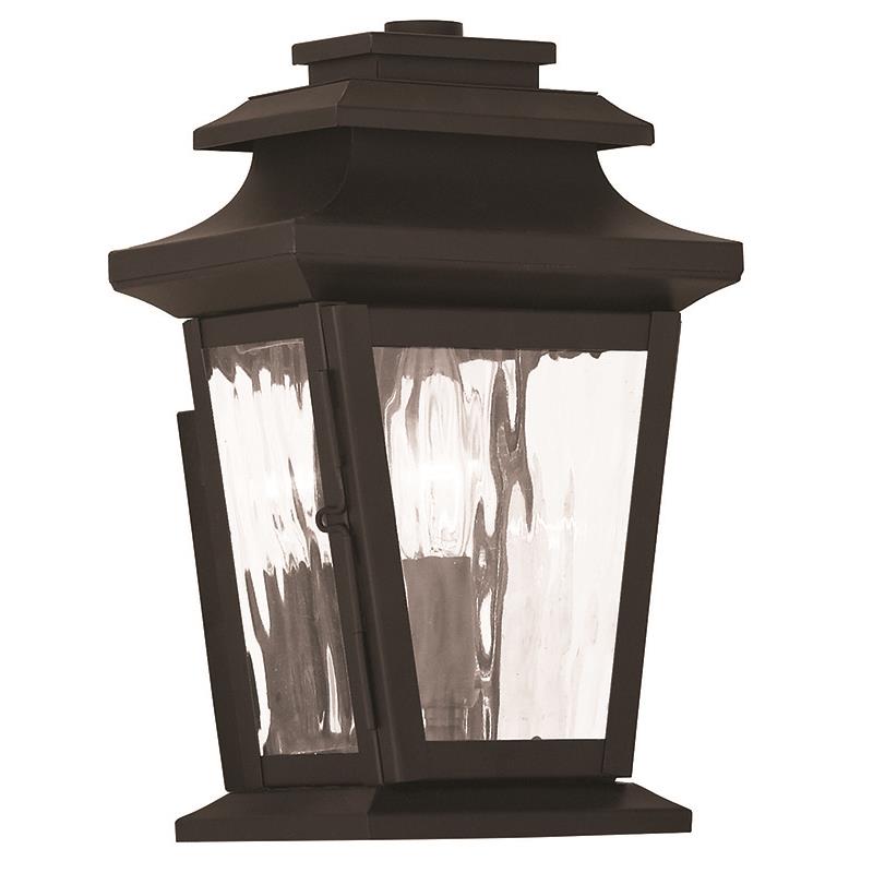 Livex Lighting 20255-07 Hathaway 1 Light Outdoor Wall Lantern in Bronze
