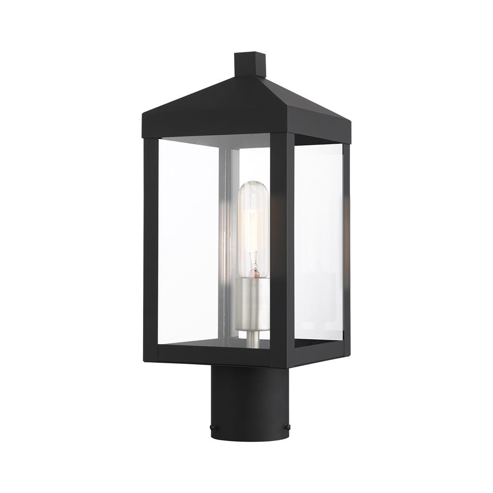 Livex Lighting 20590-04 Nyack 1 Lt Black Outdoor Post Top Lantern