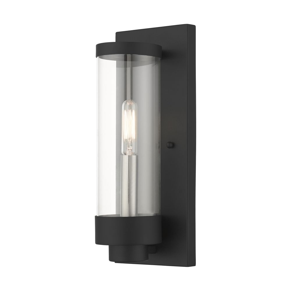 Livex Lighting 20721-14 Outdoor ADA Wall Lantern in Textured Black