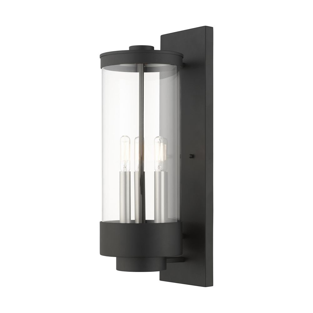 Livex Lighting 20724-14 Outdoor Wall Lantern in Textured Black