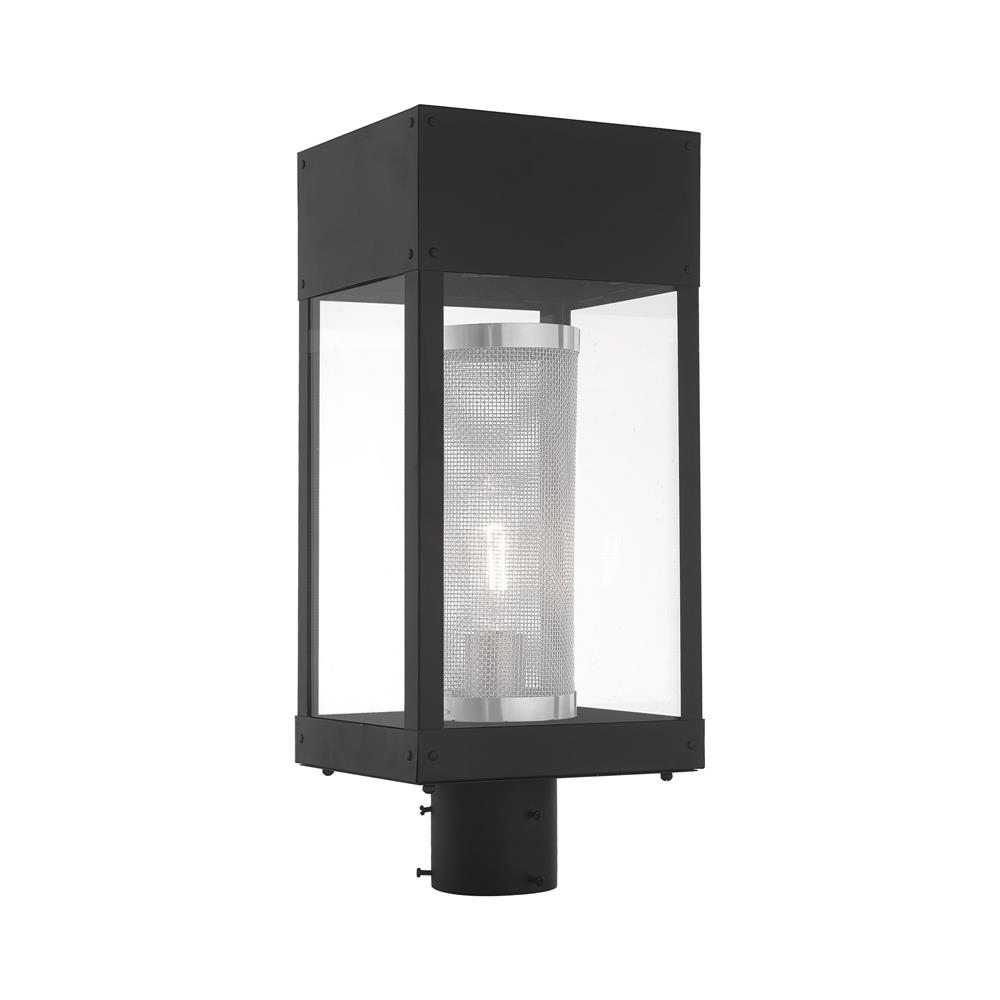 Livex Lighting 20763-04 1 Lt Black Outdoor Post Top Lantern
