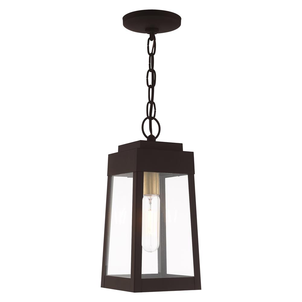 Livex Lighting 20854-07 1 Lt Bronze Outdoor Pendant Lantern