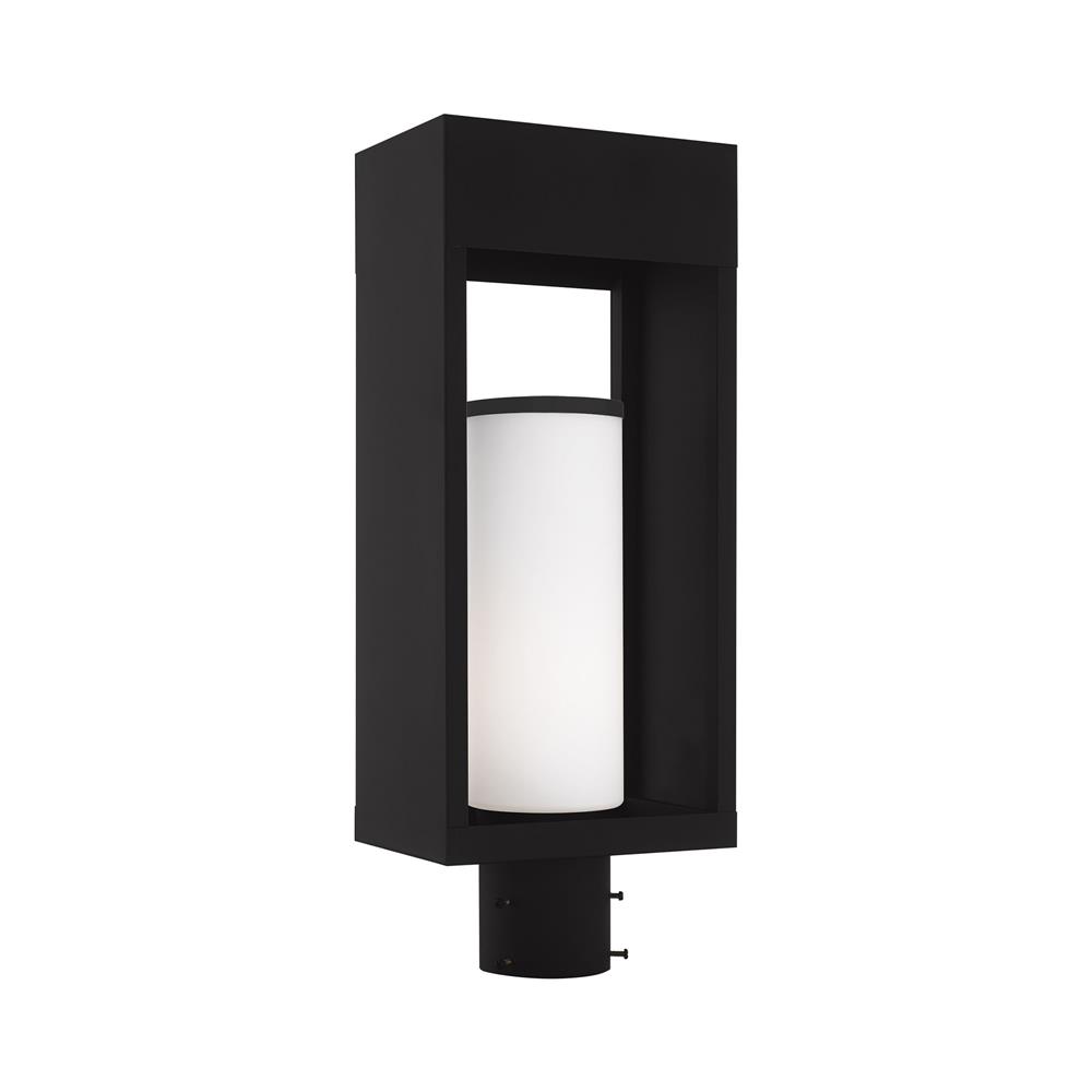 Livex Lighting 20985-04 1 Lt Black Outdoor Post Top Lantern