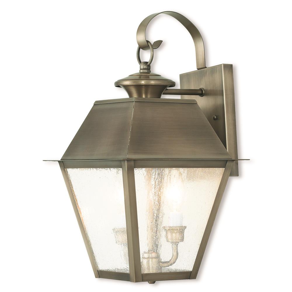 Livex Lighting 2165-29 Outdoor Wall Lantern in Vintage Pewter