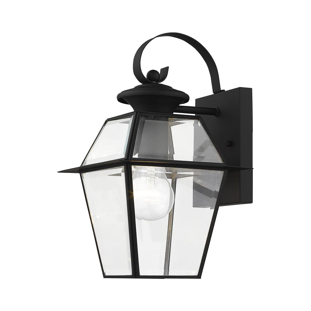 Livex Lighting 2181-04 Westover Outdoor Wall Lantern in Black 