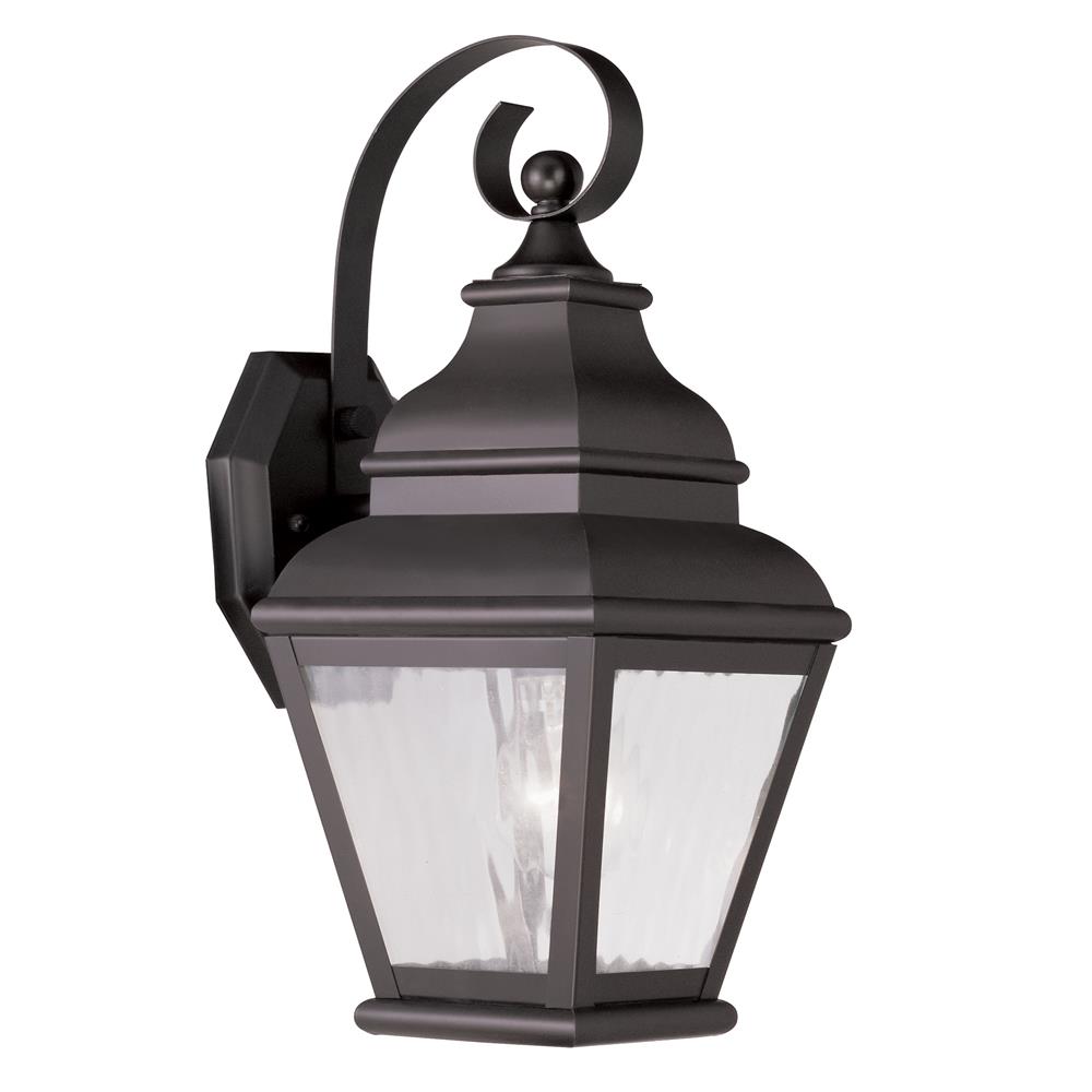 Livex Lighting 2601 Exeter Large Outdoor Wall Sconce with 1 Light in Bronze