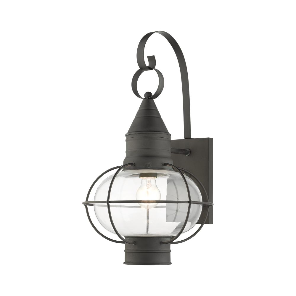 Livex Lighting 26904-61 Outdoor Wall Lantern in Charcoal