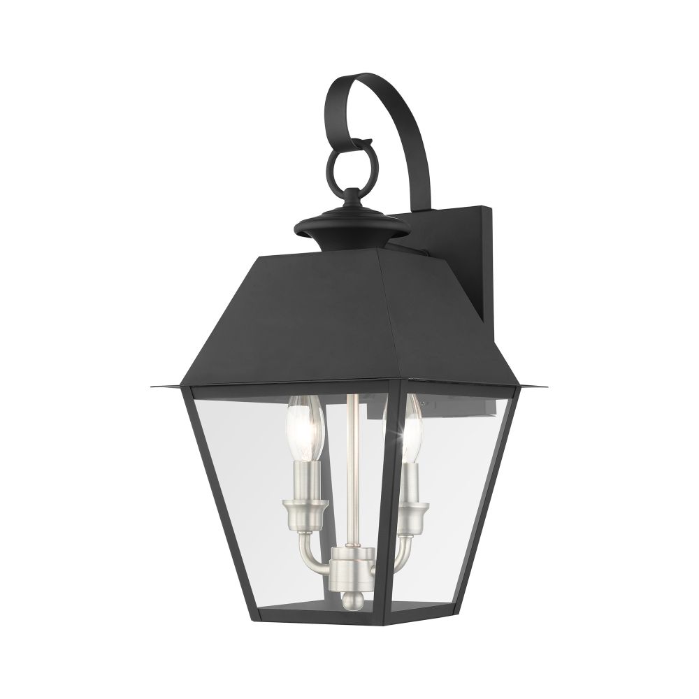 Livex Lighting 27215-04 Outdoor Wall Lantern in Black