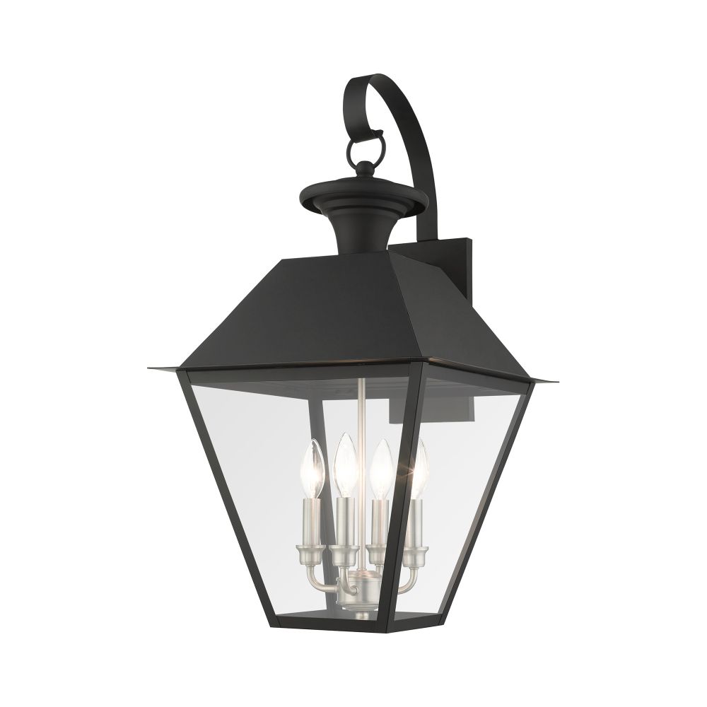 Livex Lighting 27222-04 Outdoor Wall Lantern in Black