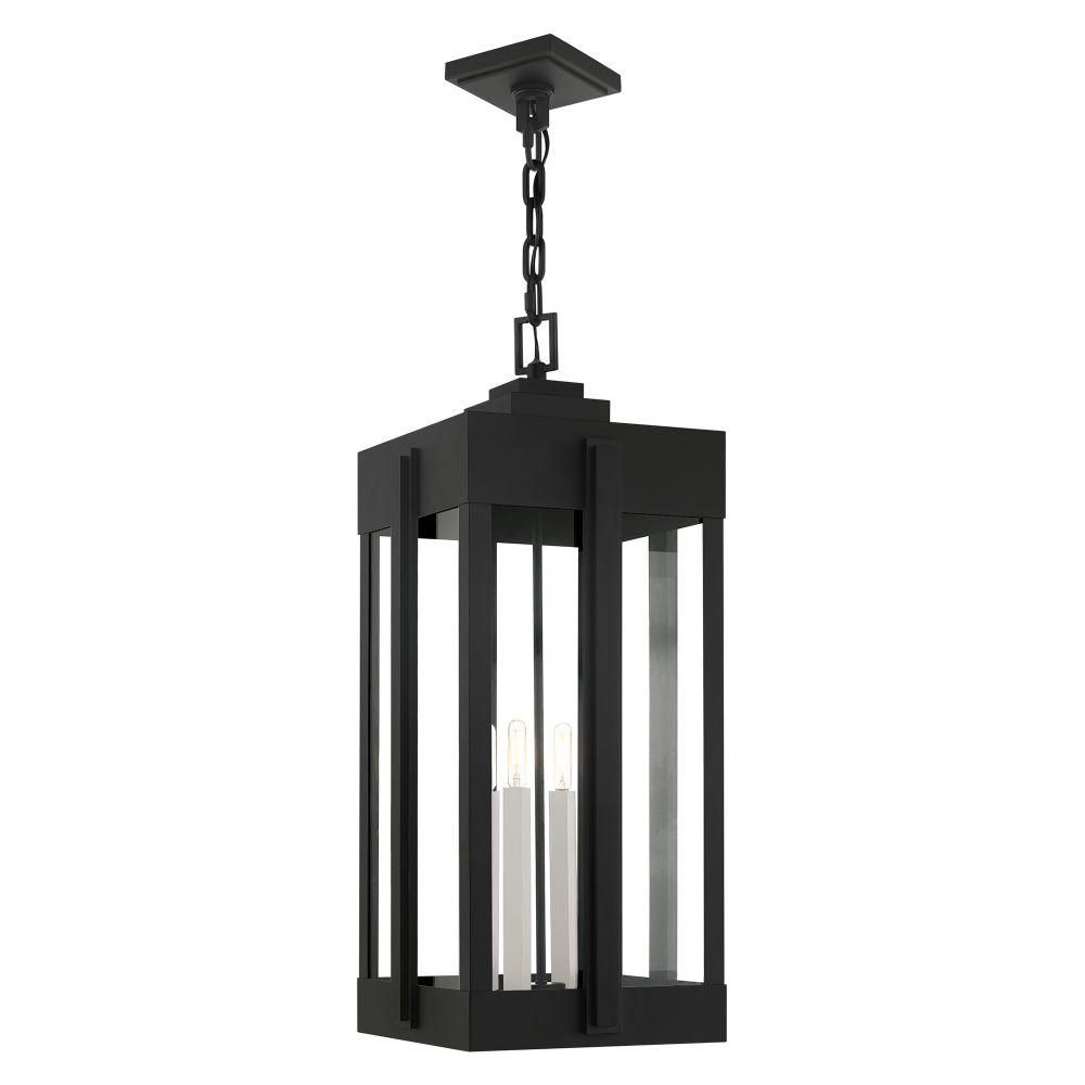 Livex Lighting 27720-04 Outdoor Pendant Lantern in Black