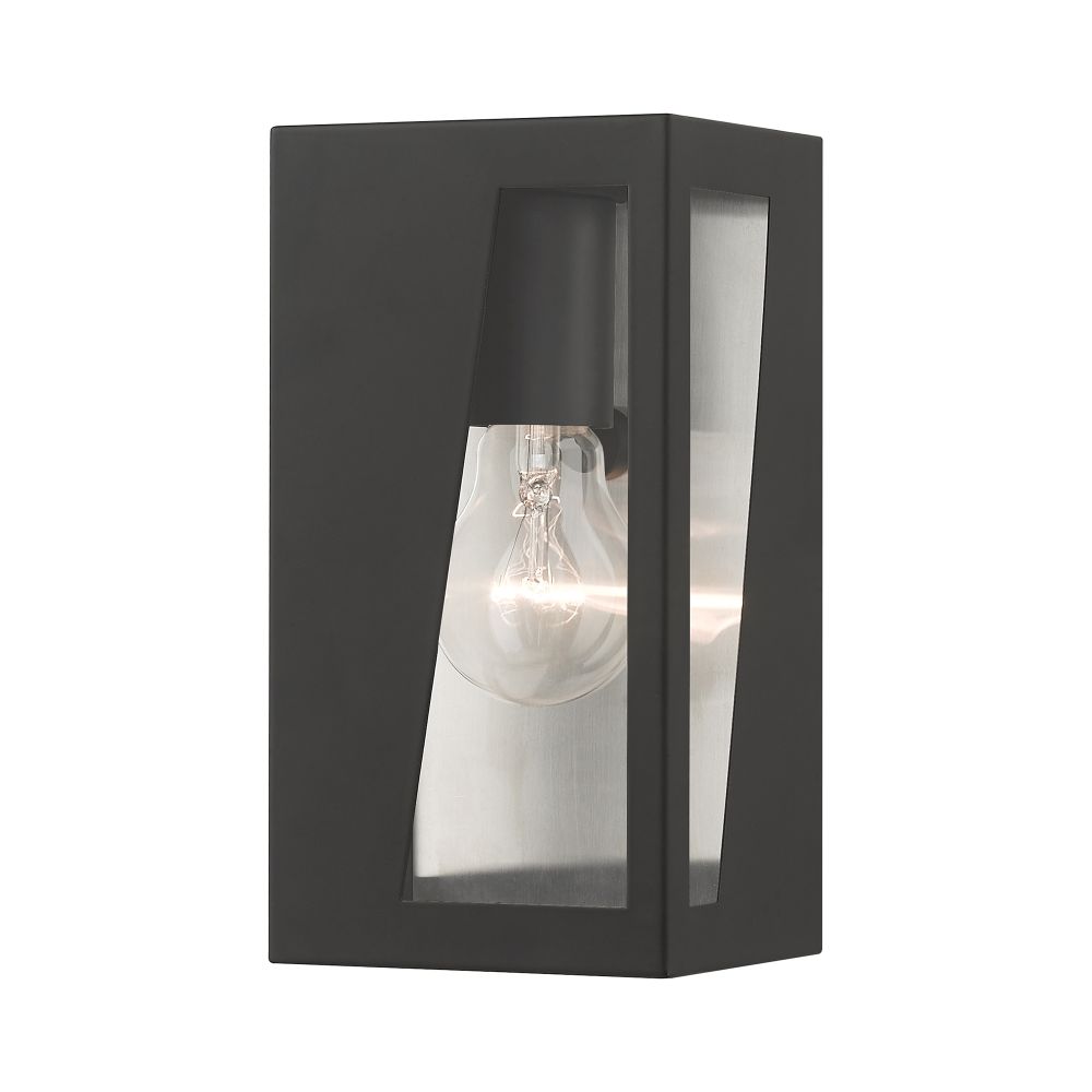 Livex Lighting 28931-04 1 Light Black Outdoor Small ADA Wall Lantern
